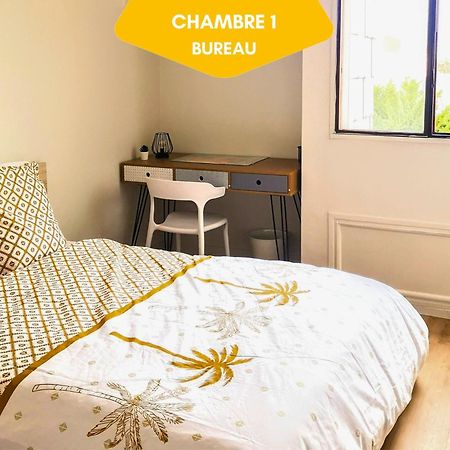 Ideal Groupe - Grands Espaces - 4 Chambres - Parking Gratuit - Proche Centre, Gare & Transports - Wifi - Offre Special De Reduction Jusqu'A -50 Le Mans Bagian luar foto