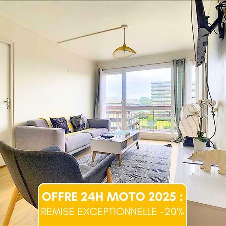 Ideal Groupe - Grands Espaces - 4 Chambres - Parking Gratuit - Proche Centre, Gare & Transports - Wifi - Offre Special De Reduction Jusqu'A -50 Le Mans Bagian luar foto