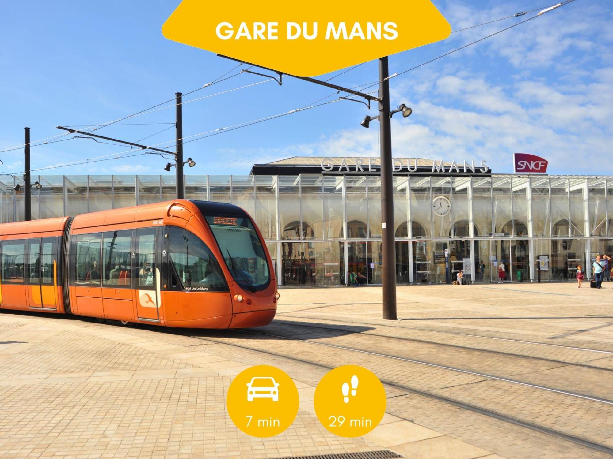 Ideal Groupe - Grands Espaces - 4 Chambres - Parking Gratuit - Proche Centre, Gare & Transports - Wifi - Offre Special De Reduction Jusqu'A -50 Le Mans Bagian luar foto
