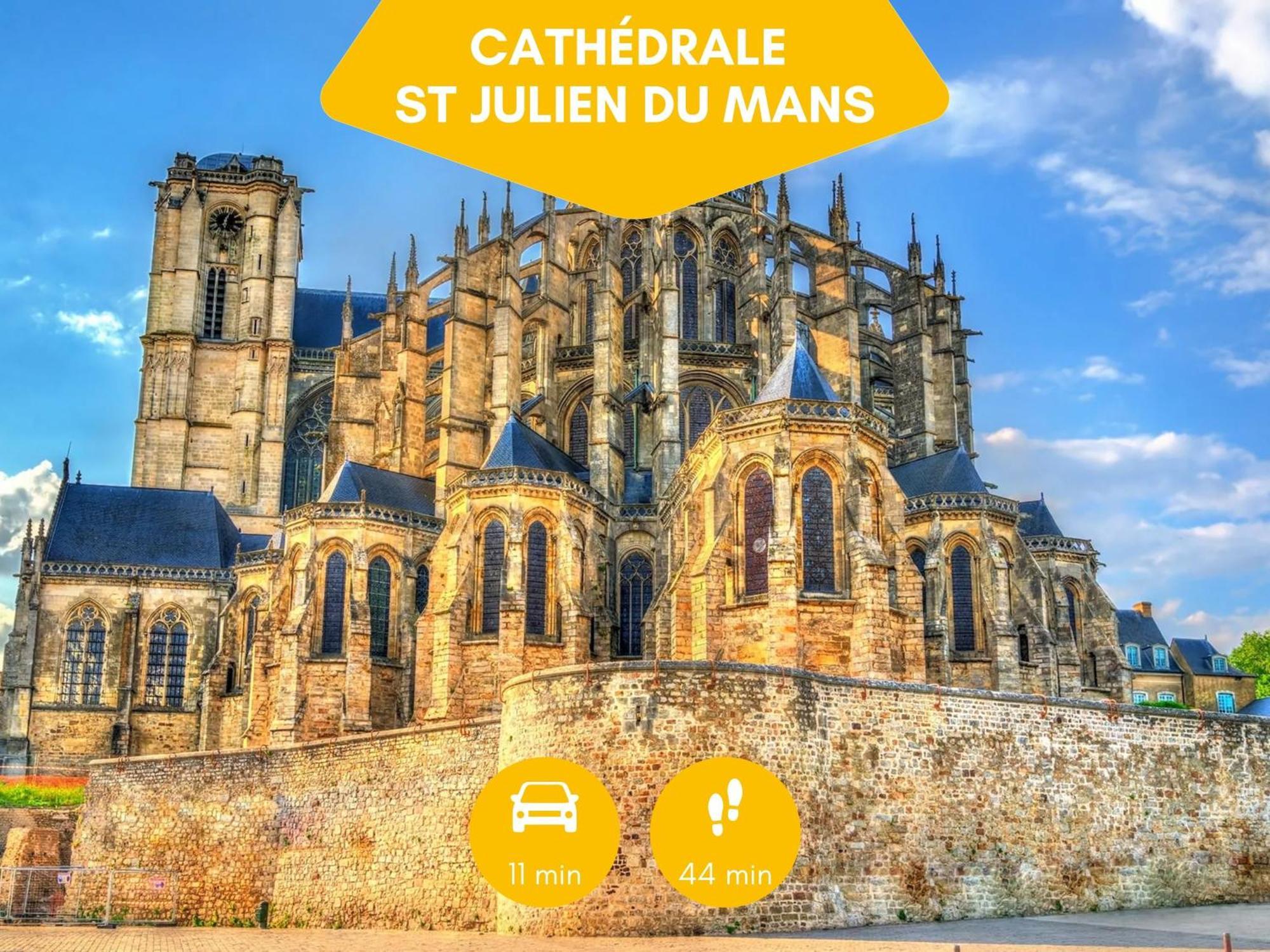 Ideal Groupe - Grands Espaces - 4 Chambres - Parking Gratuit - Proche Centre, Gare & Transports - Wifi - Offre Special De Reduction Jusqu'A -50 Le Mans Bagian luar foto